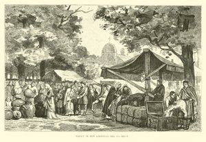 Market town, Netherlands, 9th Century by Willem II Steelink